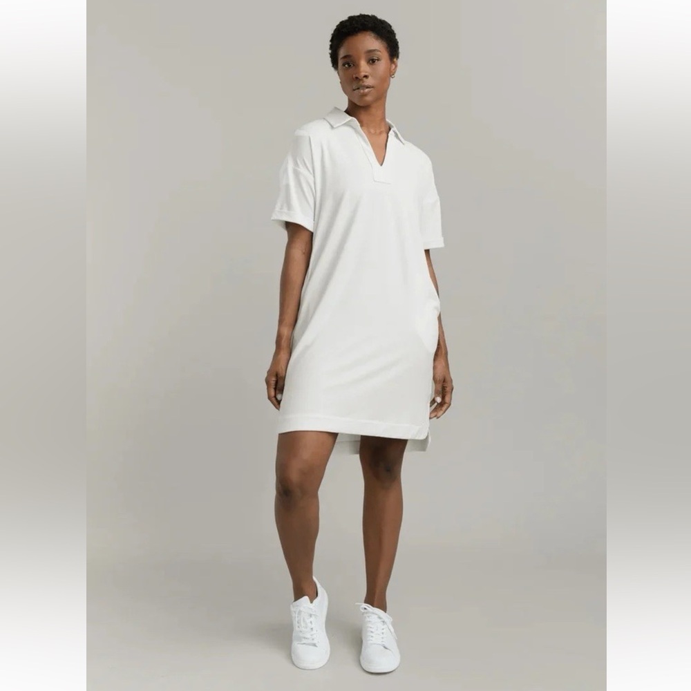 Cozy Earth Modern Modal Polo Dress
